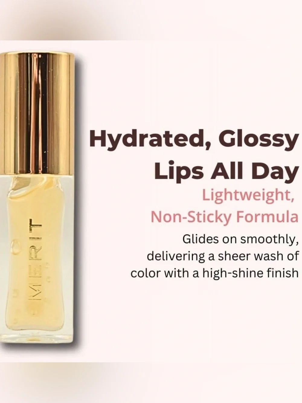 Merit Shade Slick Tinted Lip Oil in Bel Air 7ml BRAND NEW IN BOX